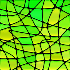 abstract vector stained-glass mosaic background