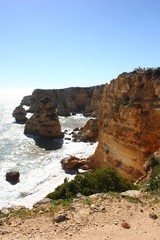 Steilküste in Carvoeiro