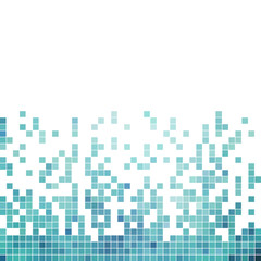 abstract vector square pixel mosaic background