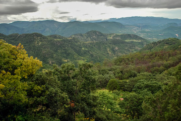 Fototapeta na wymiar Landscape in volcano of Mexico
