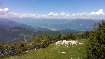 Beautiful view on Austrian Alps
