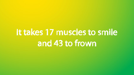 Abstract blur background with interesting facts text