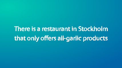 Abstract blur background with interesting facts text