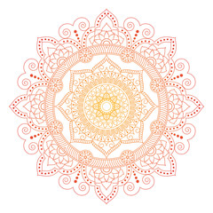 Flower Mandalas. Vintage decorative elements. Oriental pattern, vector illustration. Islam, Arabic, Indian, turkish, pakistan, chinese, ottoman motifs