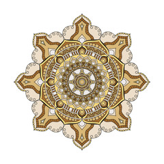 Flower Mandalas. Vintage decorative elements. Oriental pattern, vector illustration. Islam, Arabic, Indian, turkish, pakistan, chinese, ottoman motifs