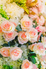 Beautiful flowers for valentines and wedding scene .