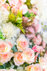 Beautiful flowers for valentines and wedding scene .