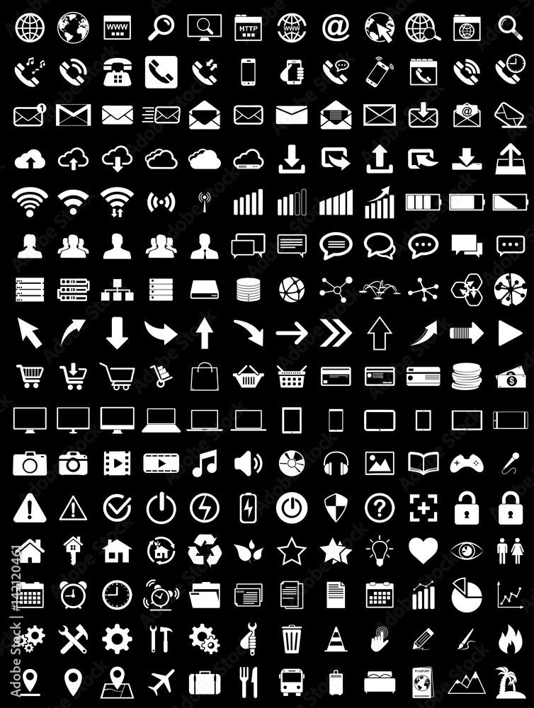 Canvas Prints web icon collection