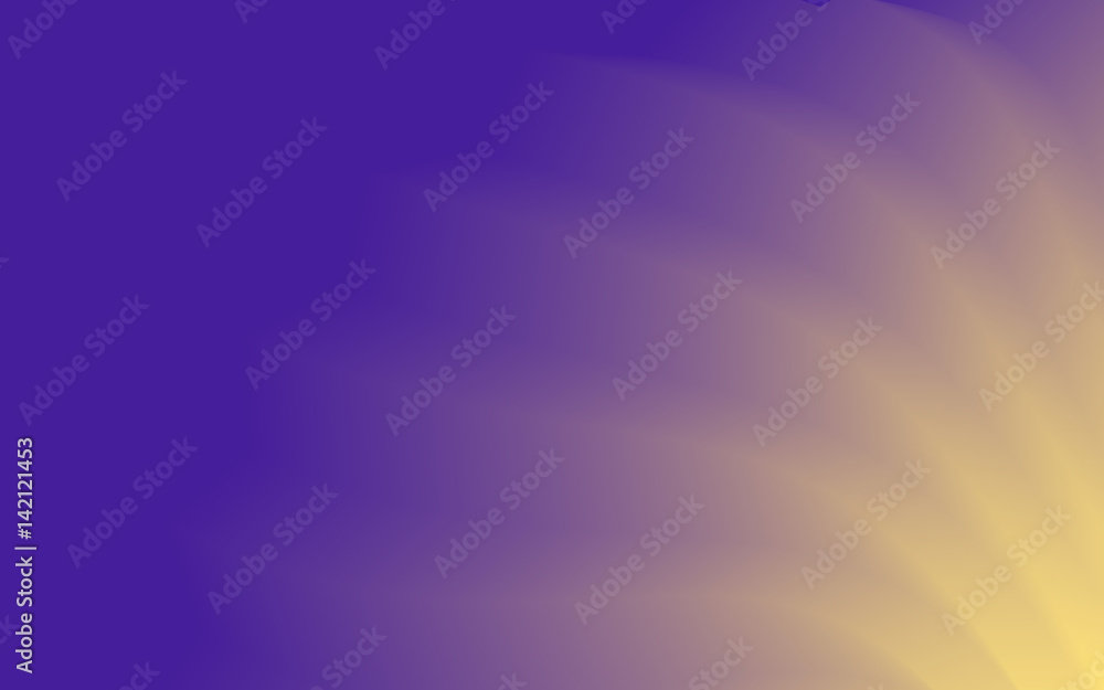Aufkleber abstract purple and orange blurred gradient background with light. wavy lines and glow. vector illus