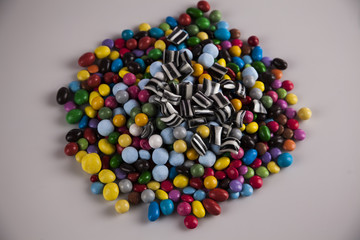 Colorful candy's and lollipop's