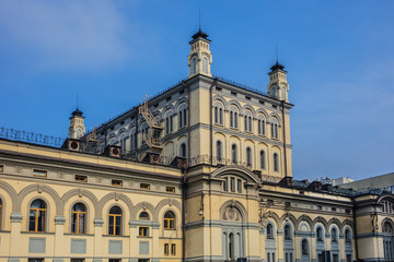Fototapeta na wymiar Taras Shevchenko National Opera House in Kiev, Ukraine.