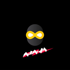 Ninja logo, icon