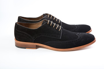 men's shoes on a white background