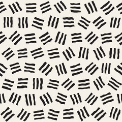 Vector Seamless Pattern. Abstract Background With Scattered Geometric Shapes.