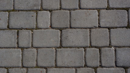 Facing gray tiles as a vintage background