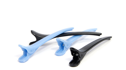 Obraz premium Women's plastic hair clip isolated on white