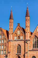 Heiligen-Geist-Hospital in der Altstadt der Hansestadt Lübeck