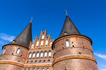 Holstentor in der Hansestadt Lübeck