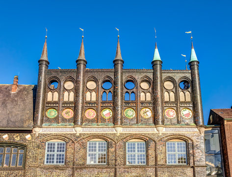 Rathaus der Hansestad L&uuml;beck in Schleswig-Holstein