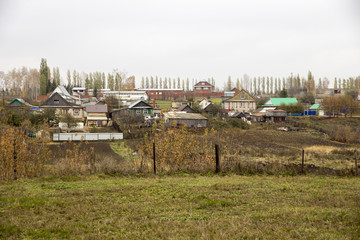 Houses of Russian village