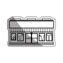 Fototapeta na wymiar Store shop building icon vector illustration graphic design