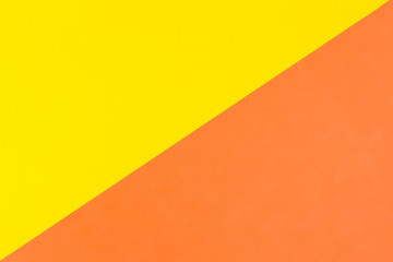 Yellow and orange color paper background