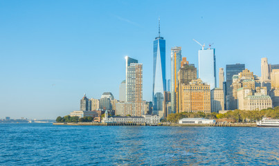 Obraz premium Panoramę Manhattanu, Nowy Jork. USA.