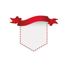 Decorative banner emblem icon vector illustration graphic design