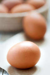 Bodegón de huevos de gallina