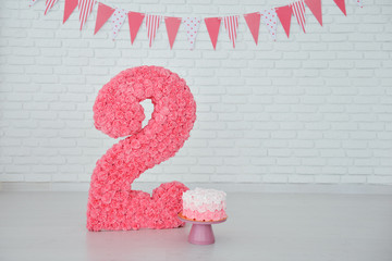 second birthday smash the cake