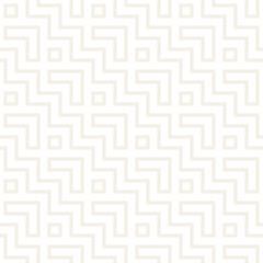 Maze Tangled Lines Contemporary Graphic. Abstract Geometric Background Design. Vector Seamless Pattern.