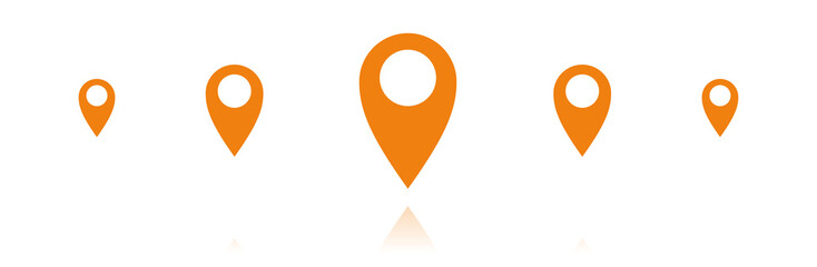 Banner - Standorte - Navigation - Pins