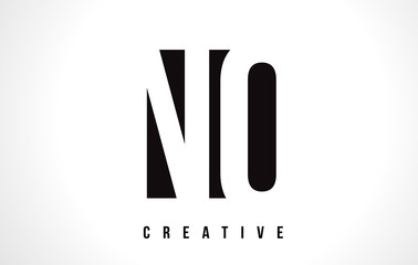 NQ N Q White Letter Logo Design with Black Square.