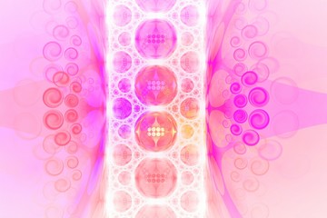 Fractall with bubbles