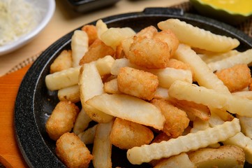 mix French fries