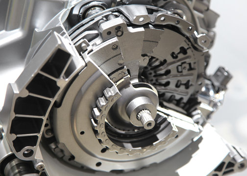 Automotive wheel hub mechanism sectional view