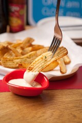 wedge potato fries