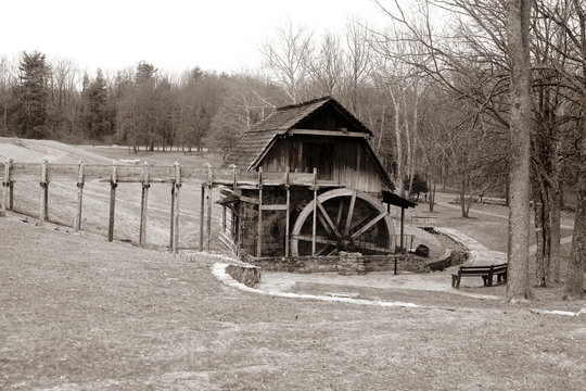 Grist Mill, Fowler park Indiana
