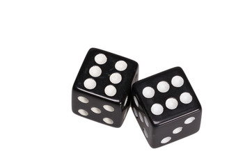 Two dice showing two sixes