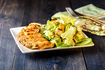 Chicken breast salad,