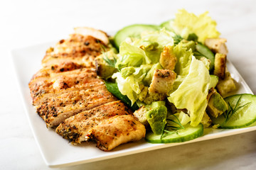 Chicken breast salad,