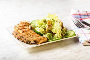 Chicken breast salad,