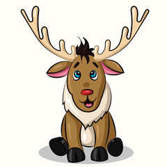 cartoon deer