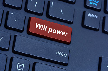 Will power words on computer keyboard