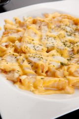 potato fries WITH CHEESE
