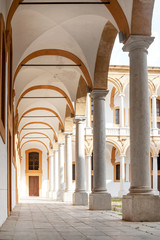 basilica with colonnade for print