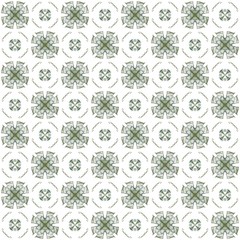 Seamless texture with 3D rendering abstract fractal green pattern