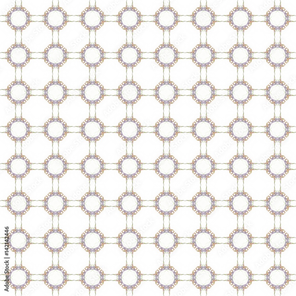 Fototapete seamless texture with 3d rendering abstract fractal colorful pattern