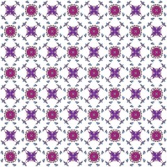 Seamless texture with 3D rendering abstract fractal purple pattern
