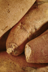 raw sweet potatoes
